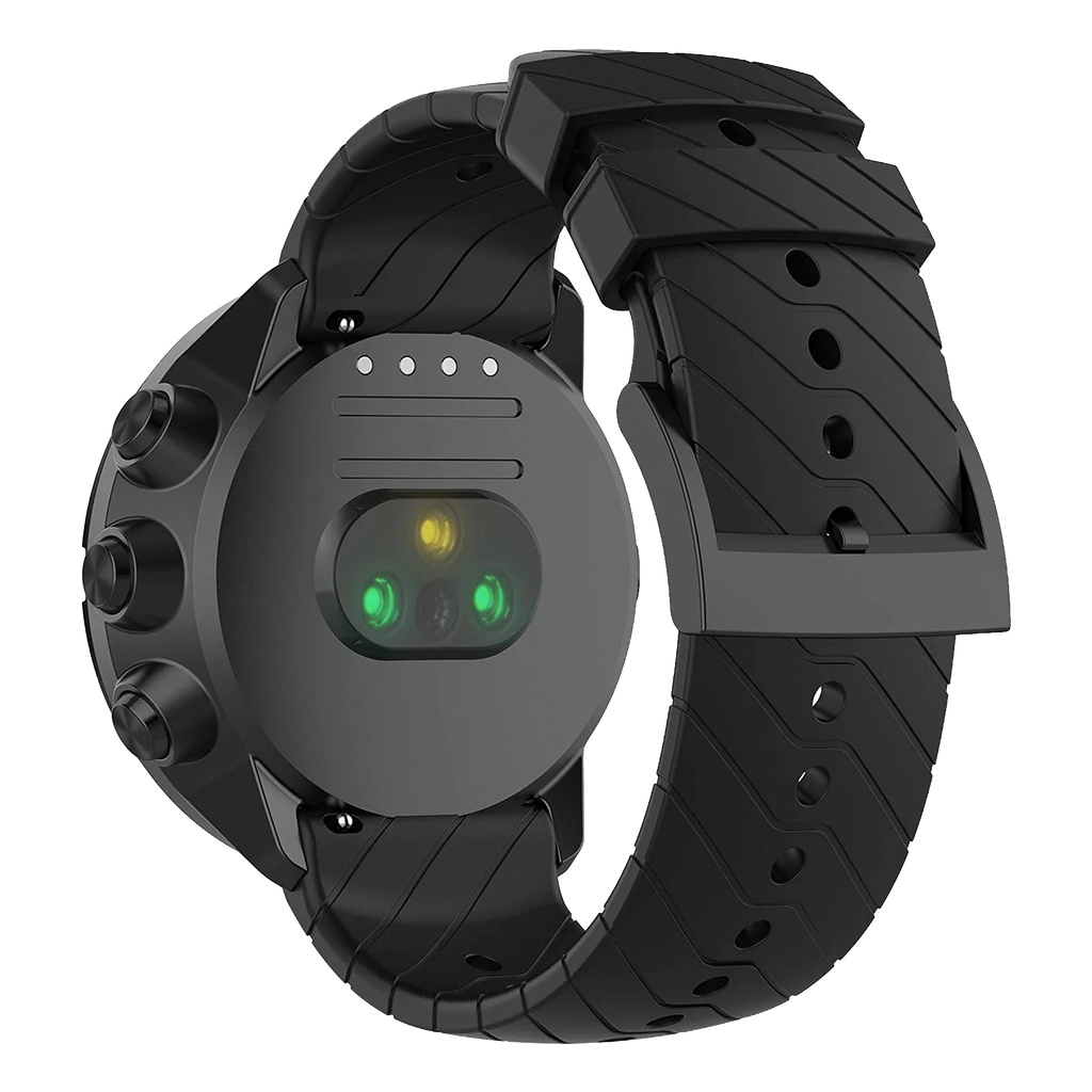 Suunto 9 Baro Black Silicone Band for Smart Watches