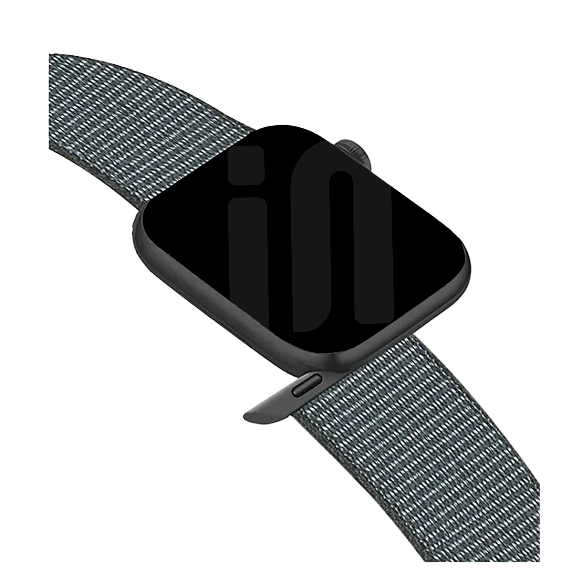 Apple Watch Strap Nylon Loop Grey Green Color Edition
