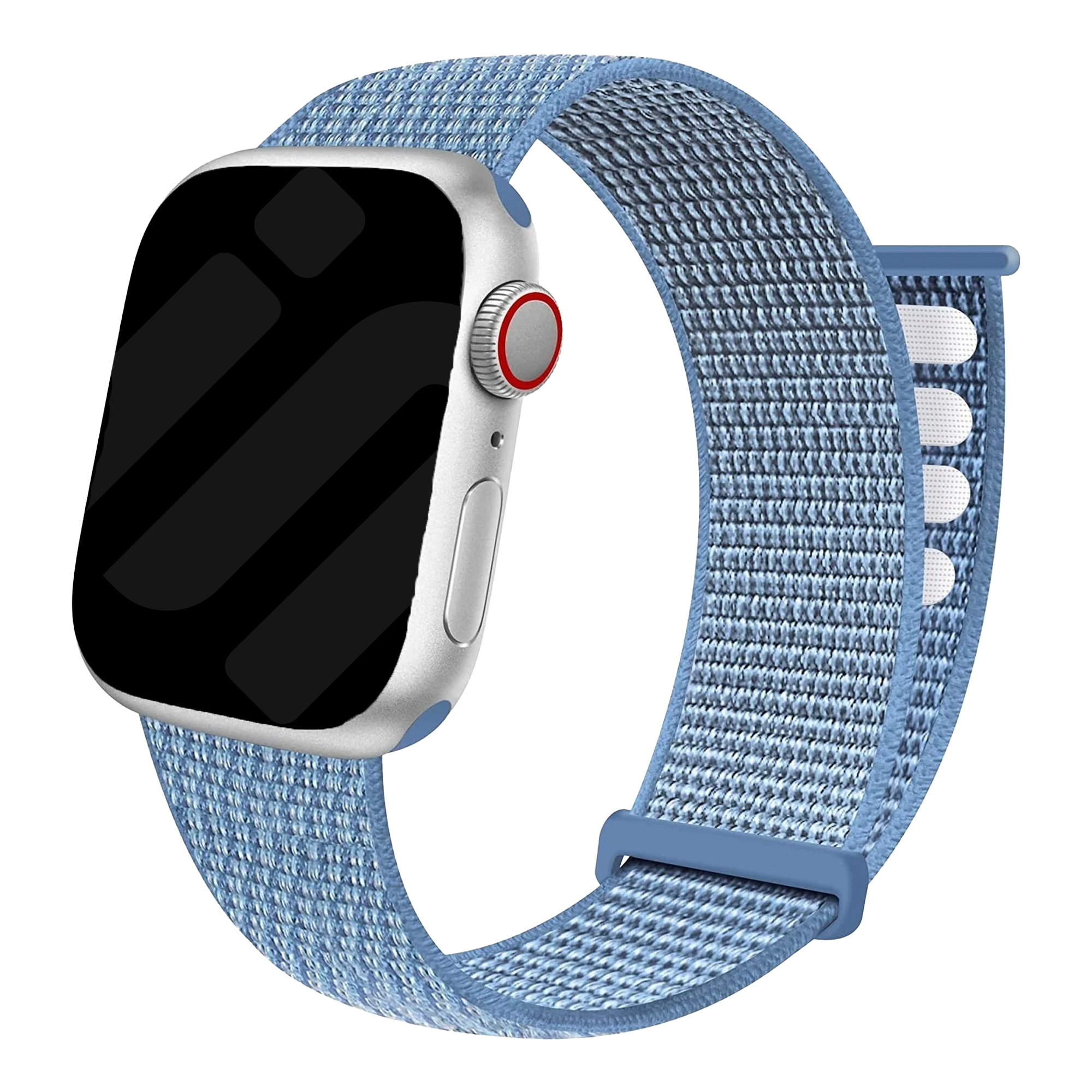 Apple Watch Replacement Band With Blue Color Nylon Loop