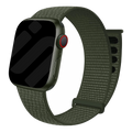 Apple Watch Loop Strap Soft Nylon In Army Green Color Finish