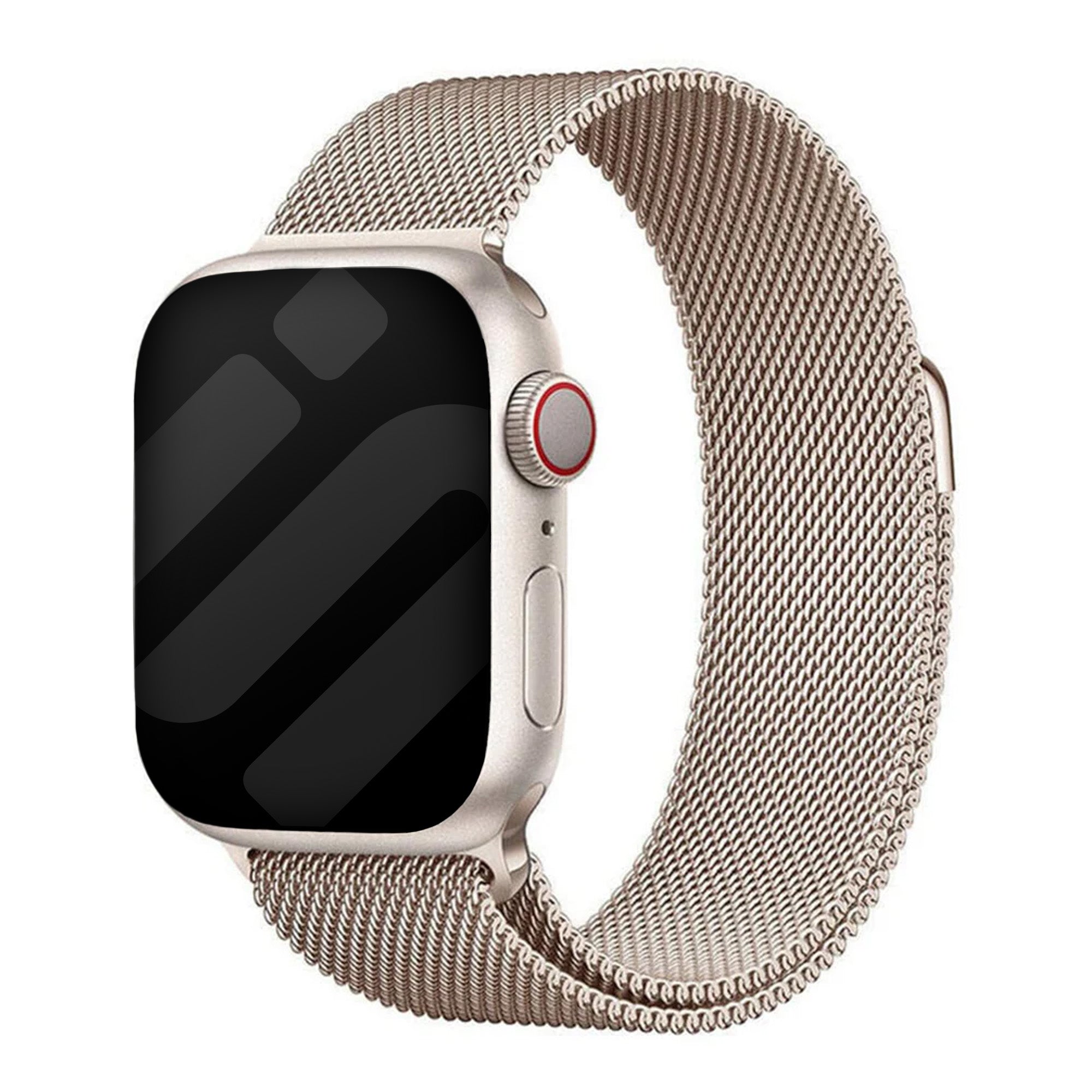Apple Watch Milanese Strap In Starlight Finish Edition