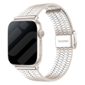 Apple Watch Starlight Finish Stainless Steel Band Premium Accessory