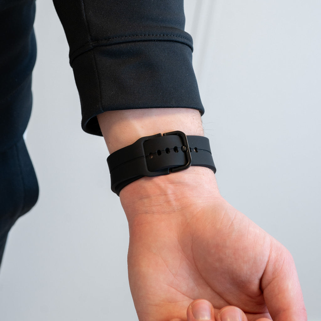 Extreme Bandz Silicone Strap For Samsung Galaxy Watch 4 40mm Black