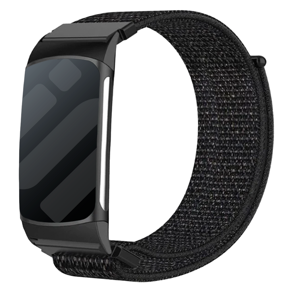 Fitbit Charge 6 Black Nylon Band Replacement Strap