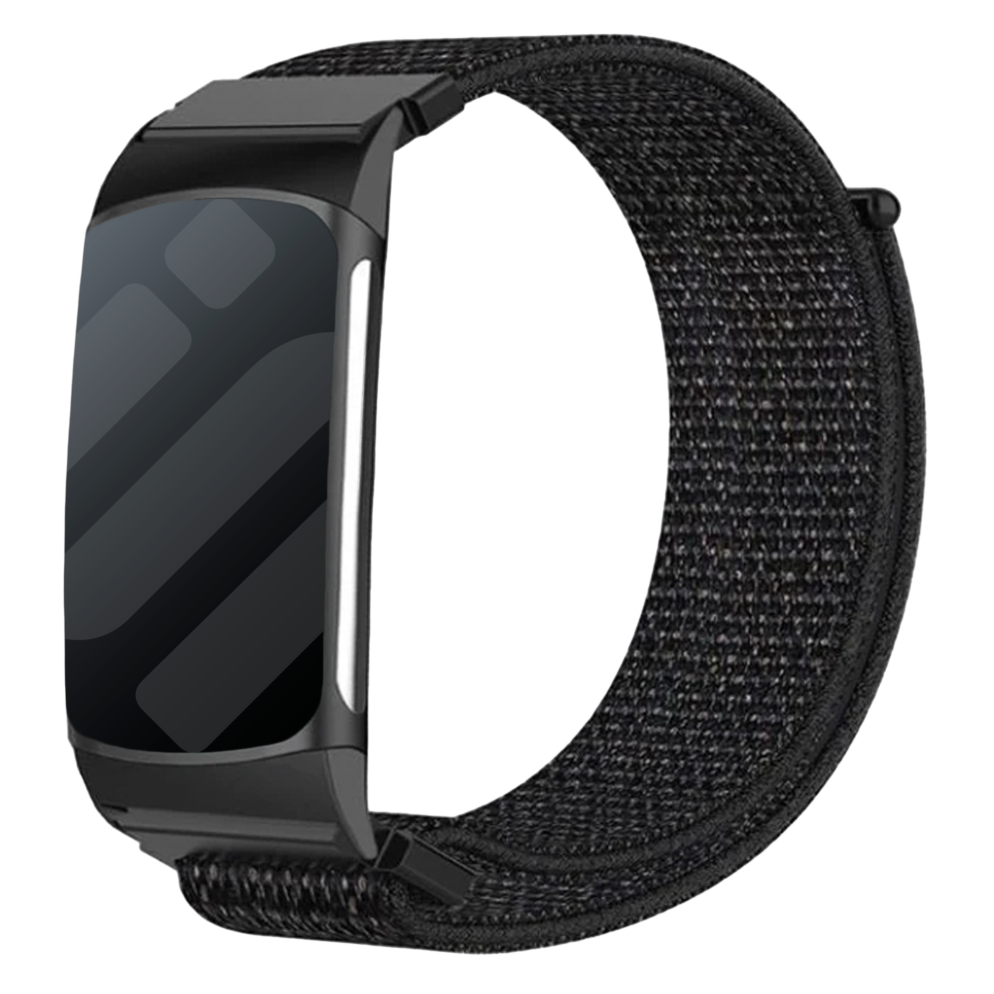 Fitbit Charge 6 Black Nylon Band Replacement Strap