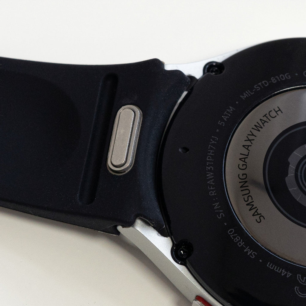 Black Silicone Band For Samsung Galaxy Watch 7 40mm