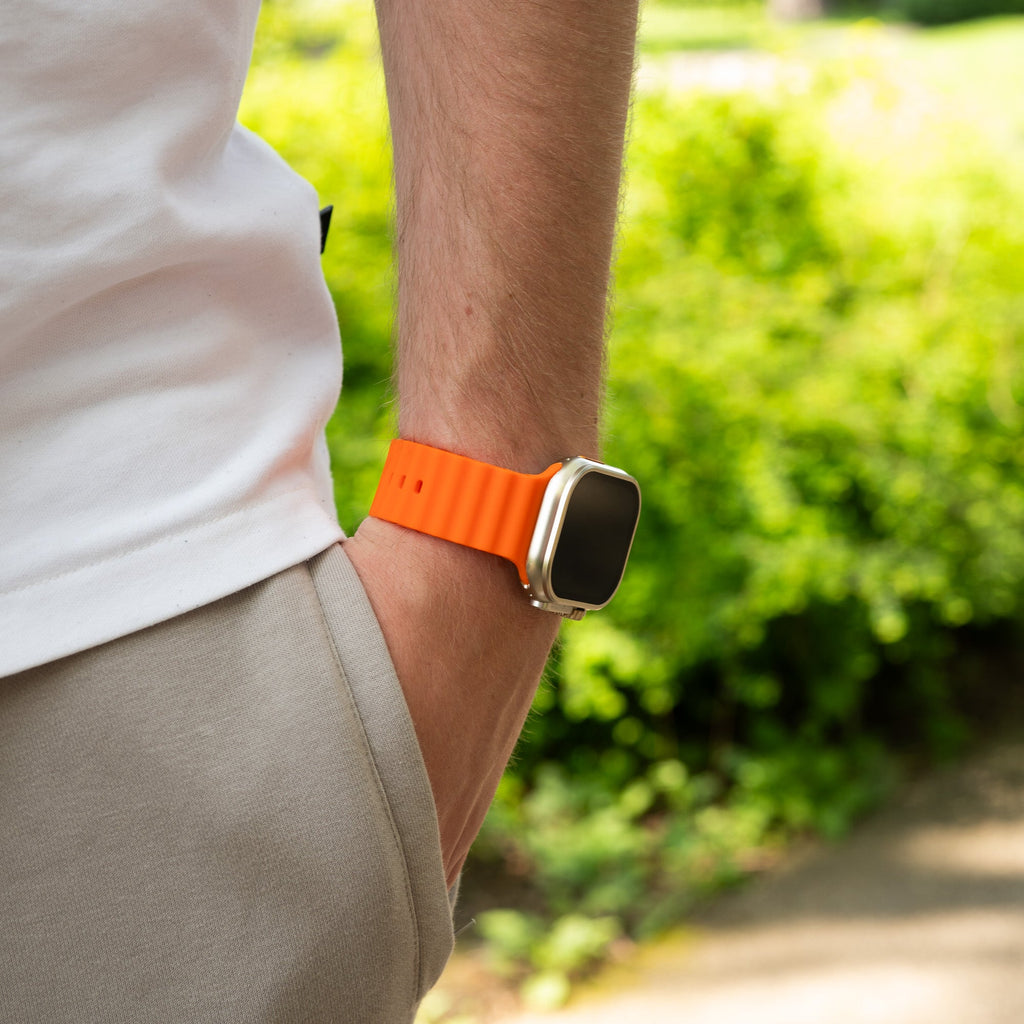 Bandz Ocean Strap Orange Edition For Apple Watch Series