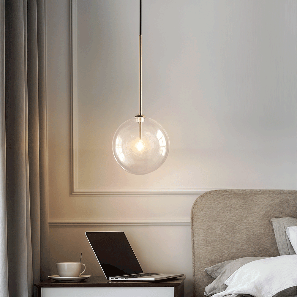 Glass Globe Pendant Lights For Modern Kitchens And Bedrooms