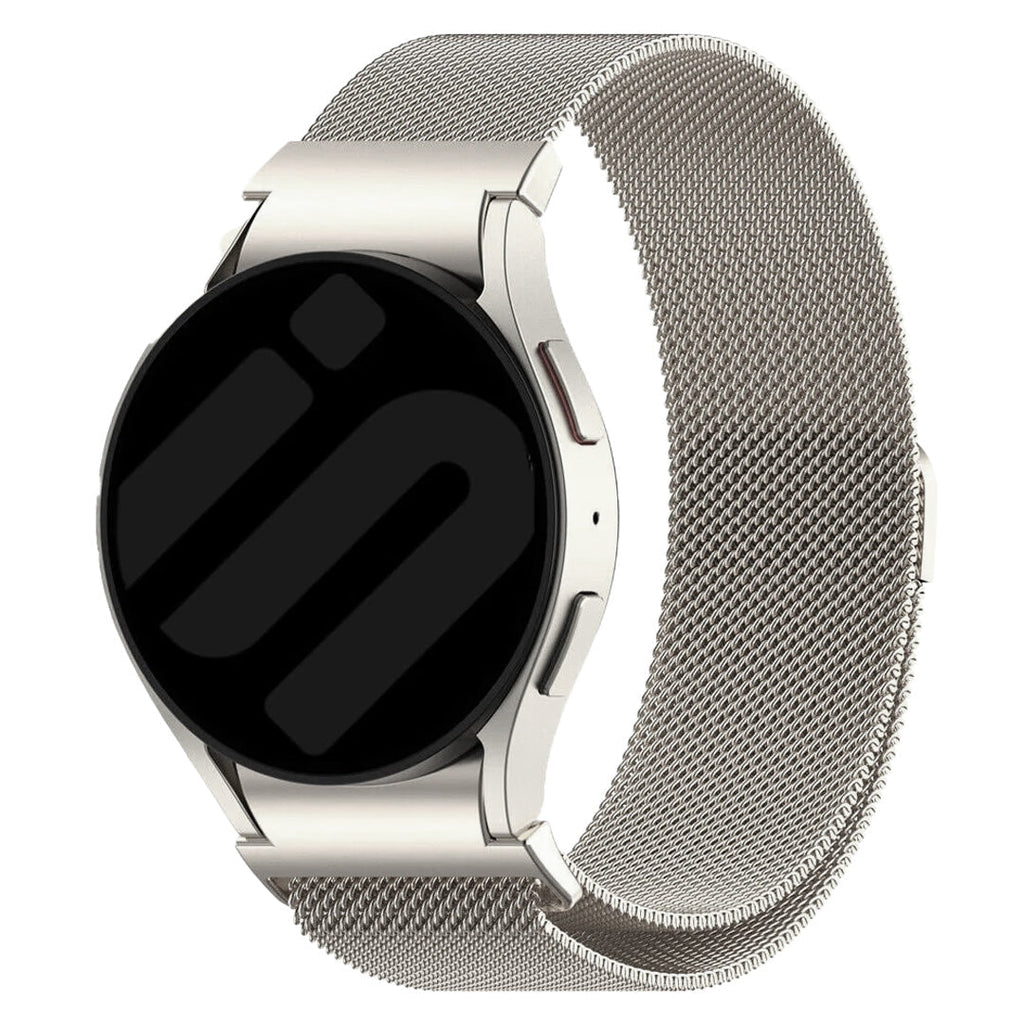 Champagne Milanese Strap For Samsung Galaxy Watch 6 40mm One Push