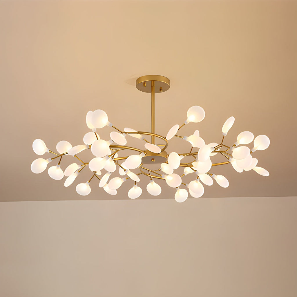 Firefly Sputnik LED Chandelier In Starburst Design For Warm Ambient Glow