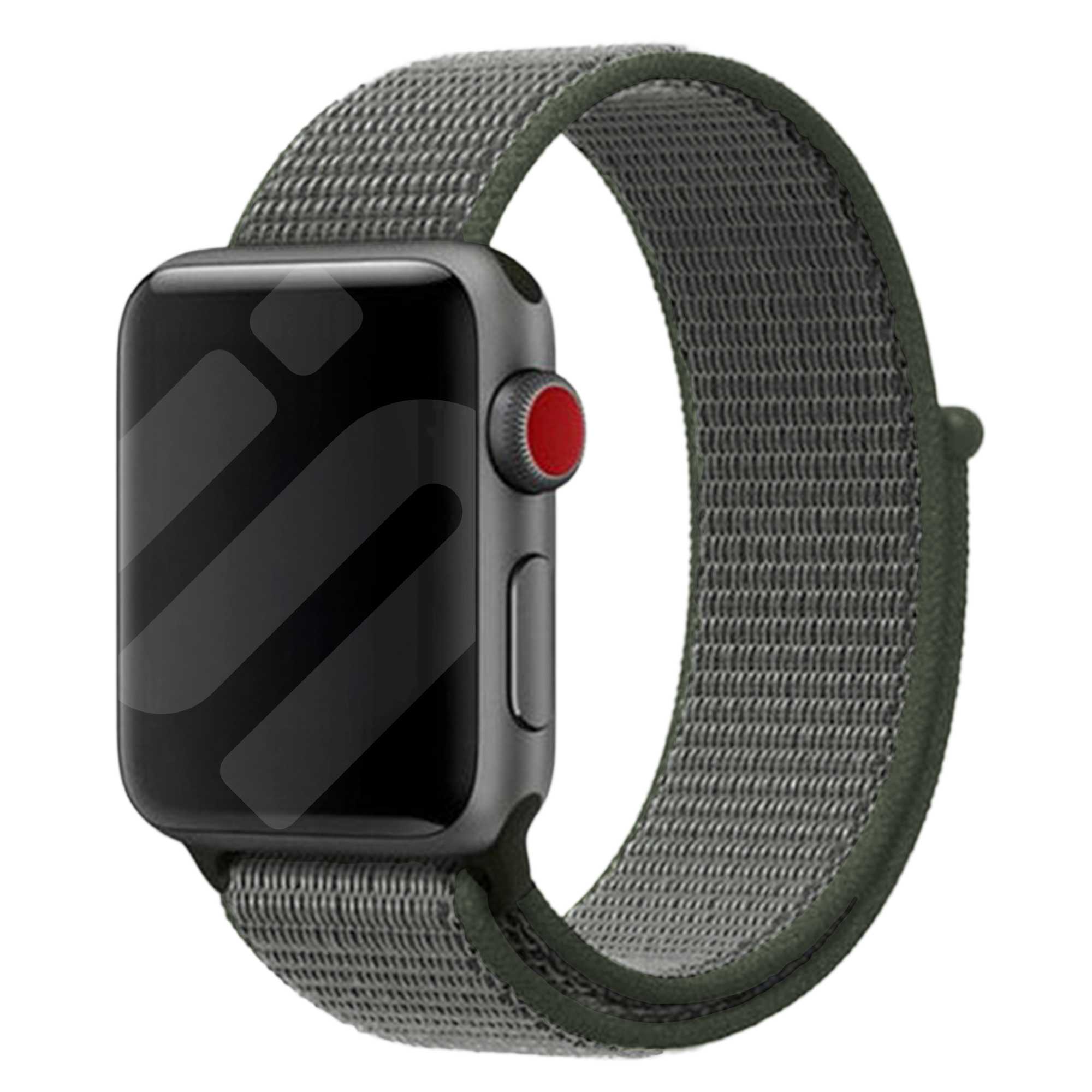 Apple Watch Green Nylon Strap Compatible With Apple Watch