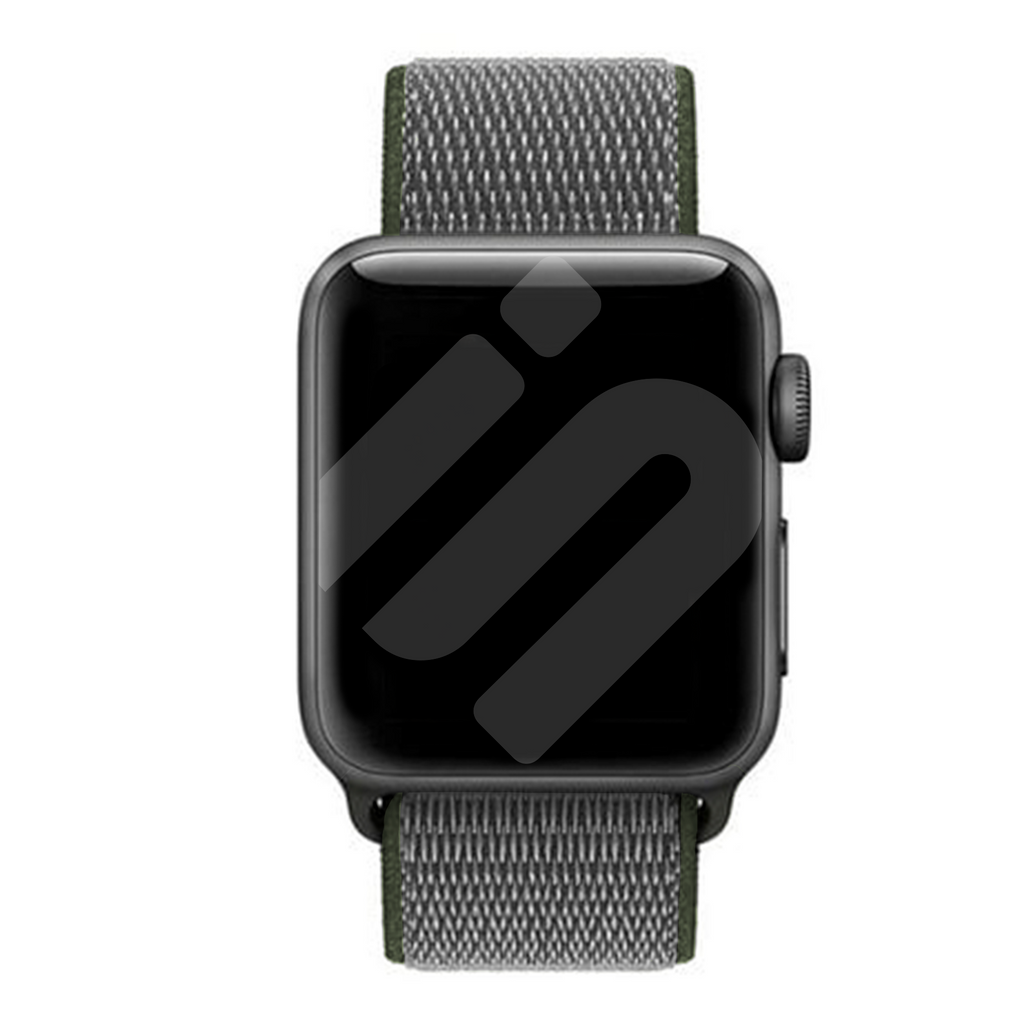 Apple Watch Green Nylon Strap Compatible With Apple Watch