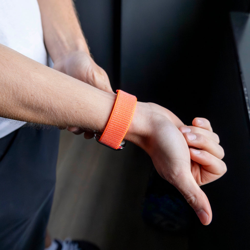 Apple Watch Orange Nylon Strap Accessory For Watch