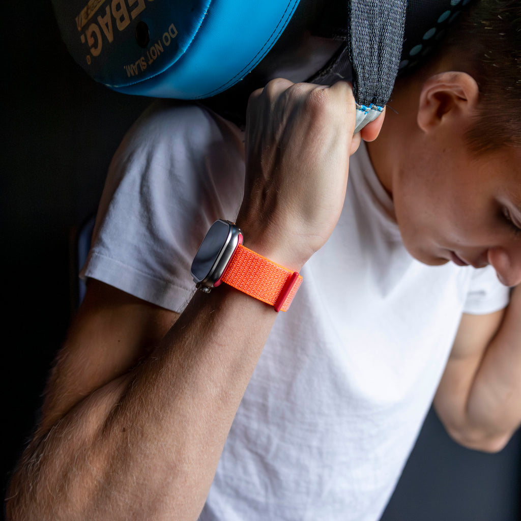 Apple Watch Orange Nylon Strap Accessory For Watch