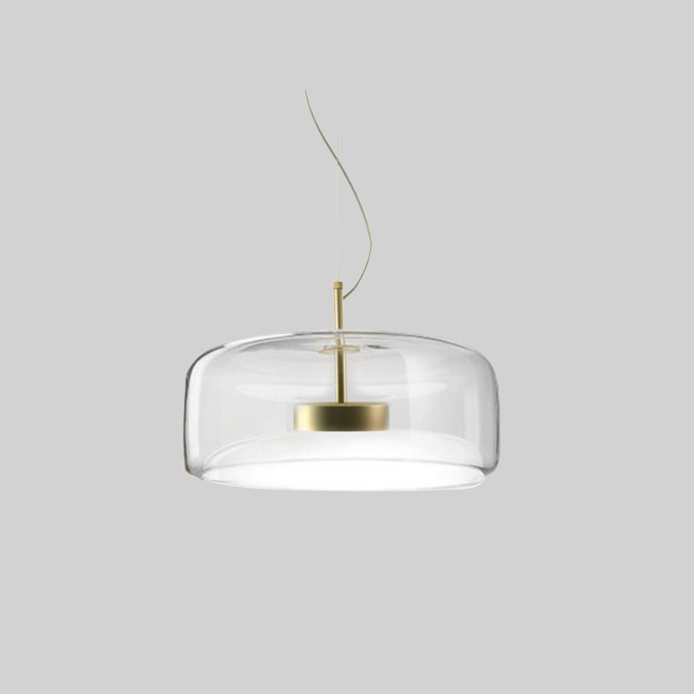 Lunara Vintage Style Pendant Light For Living Rooms In Warm Amber Tone