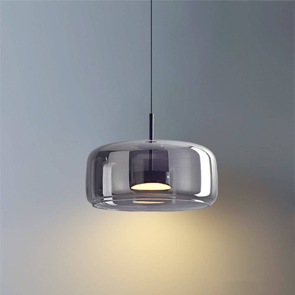 Lunara Vintage Style Pendant Light For Living Rooms In Warm Amber Tone