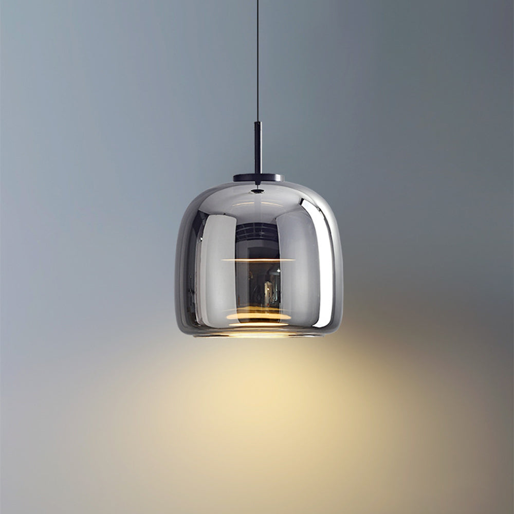 Lunara Vintage Style Pendant Light For Living Rooms In Warm Amber Tone
