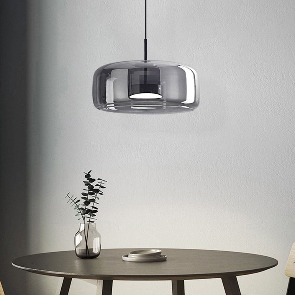 Lunara Vintage Style Pendant Light For Living Rooms In Warm Amber Tone