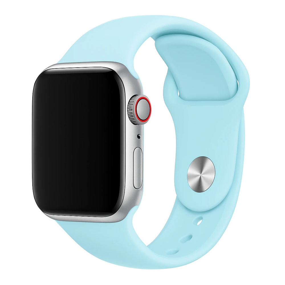 Apple Watch Baby Blue Silicone Strap Durable Lightweight