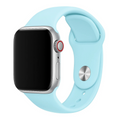 Apple Watch Baby Blue Silicone Strap Durable Lightweight