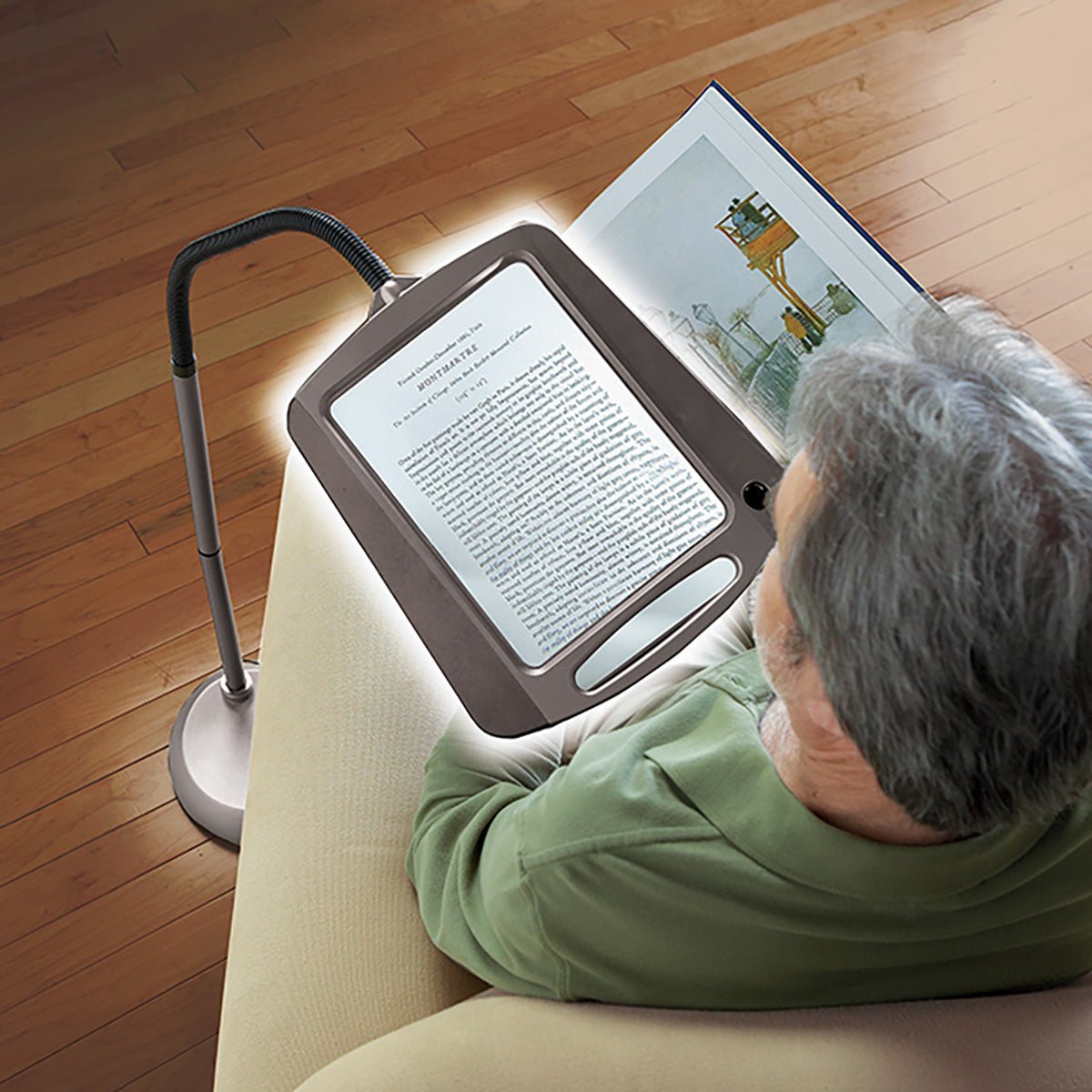 CraftLume 3x Magnifier Lamp With Bright LED For Crafters