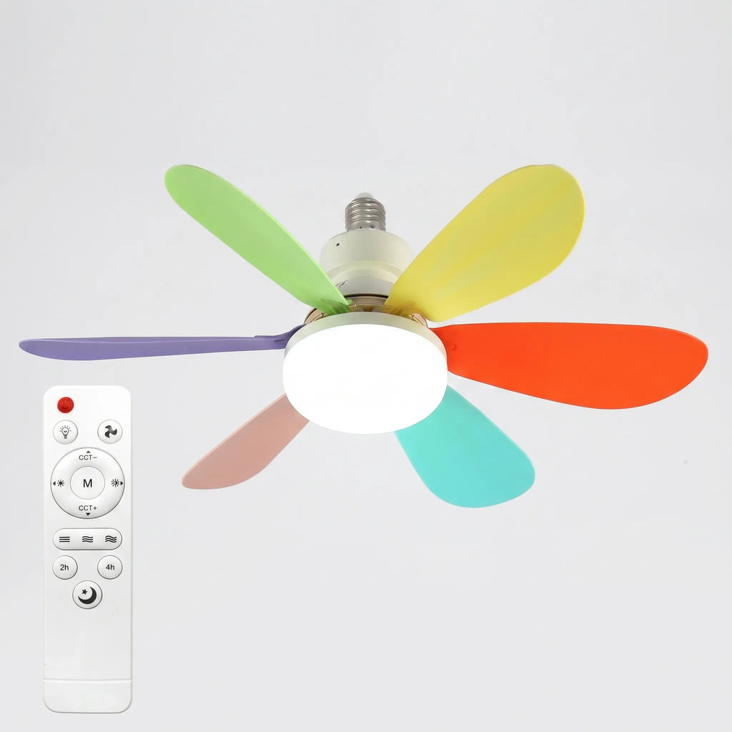 E27 Socket Ceiling Fan -  Illuminating Dark Rooms - Ormexis