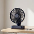 Rechargeable Oscillating Desk Fan -  Cooling Office Spaces - Ormexis