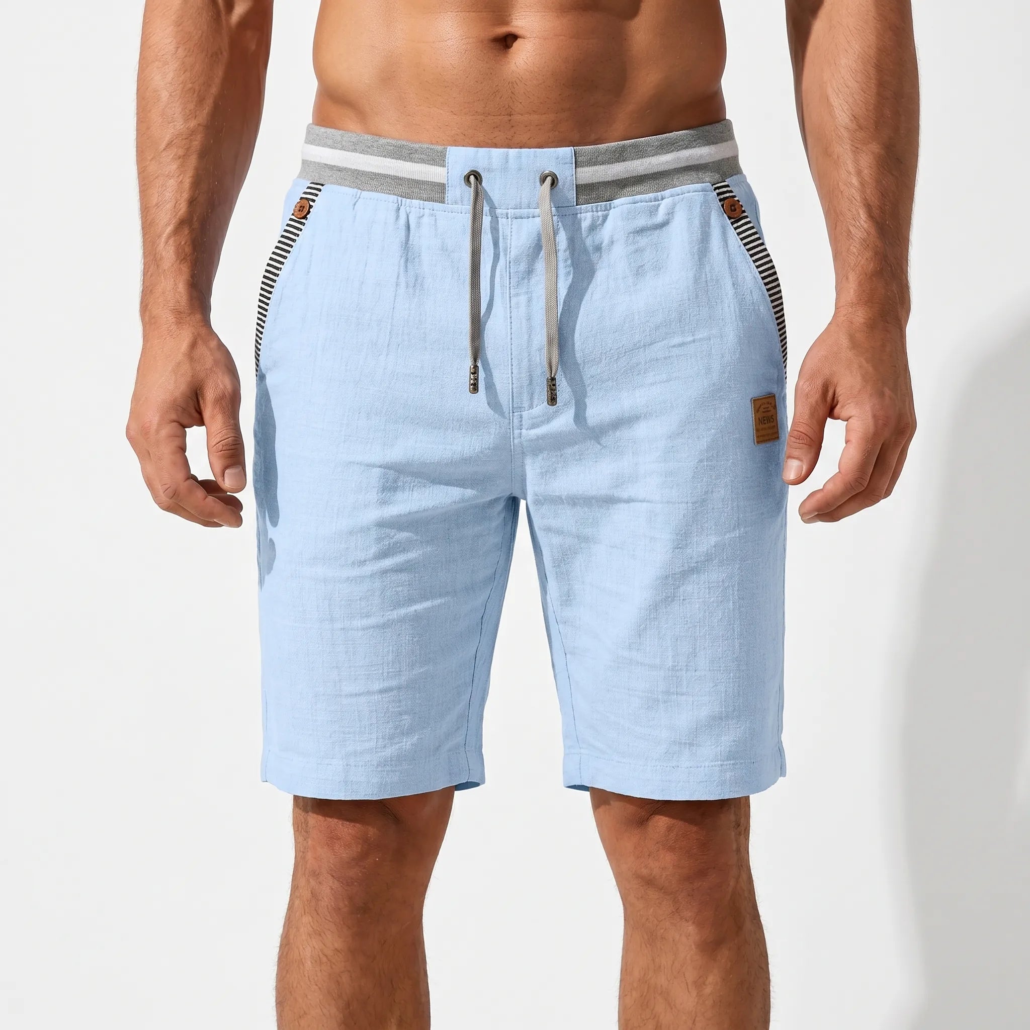 Men's Casual Summer Shorts -  Summer Beach Holidays - Ormexis