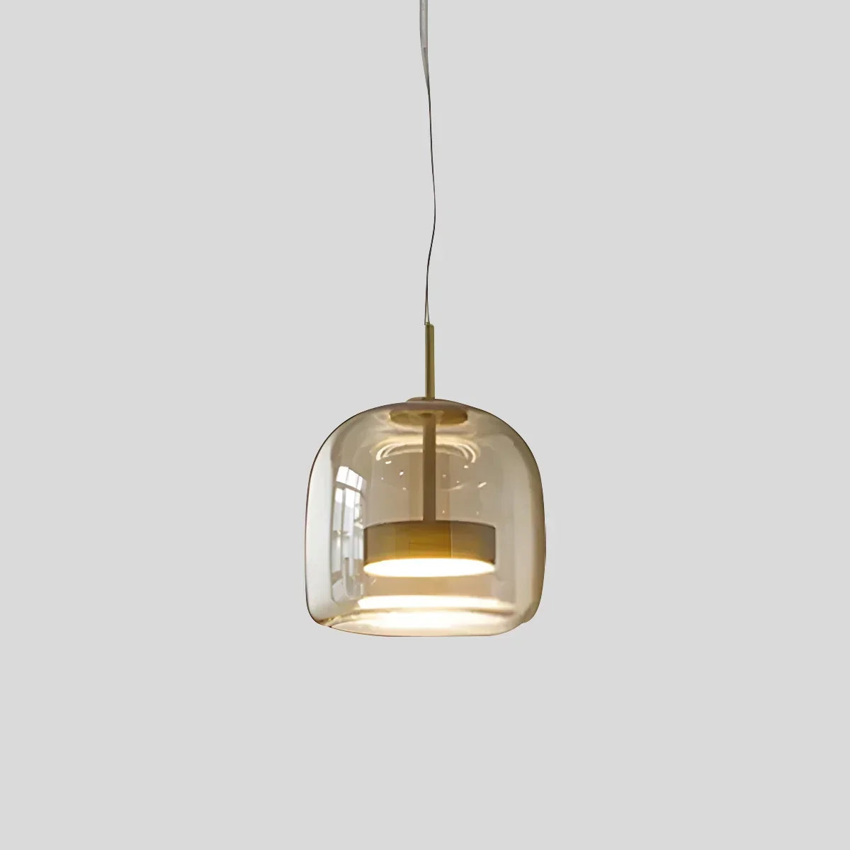 Morden Modern Glass Pendant Fixture For Dining Room