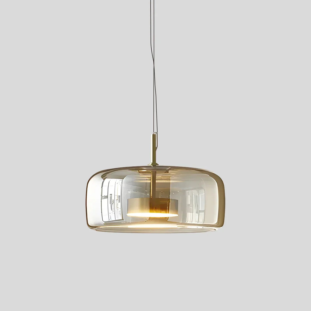 Morden Modern Glass Pendant Fixture For Dining Room