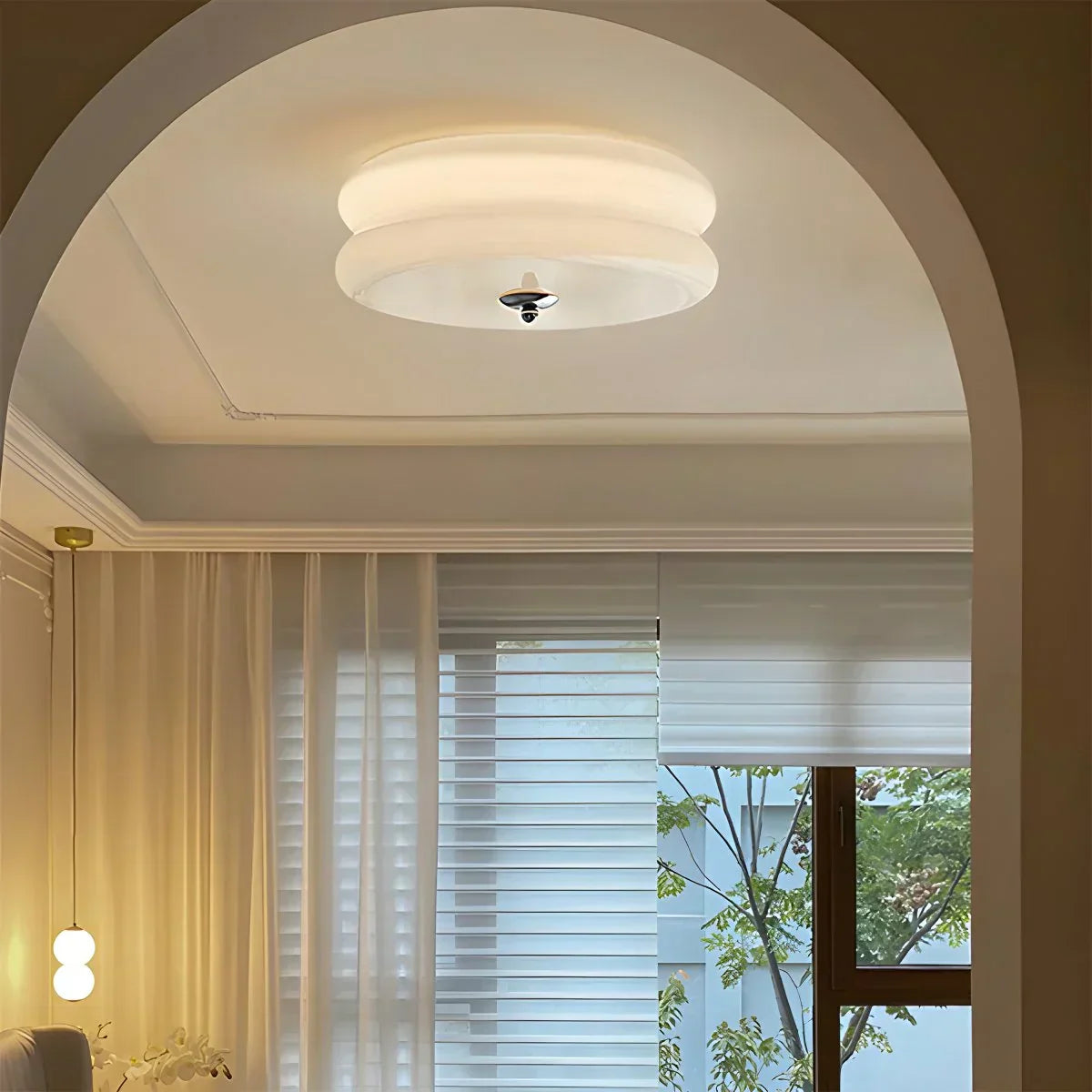 Bedroom Ceiling Light In Vintage Art Deco Style Fixture