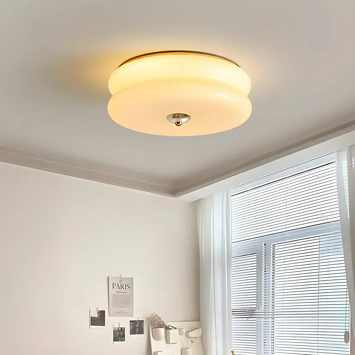 Bedroom Ceiling Light In Vintage Art Deco Style Fixture