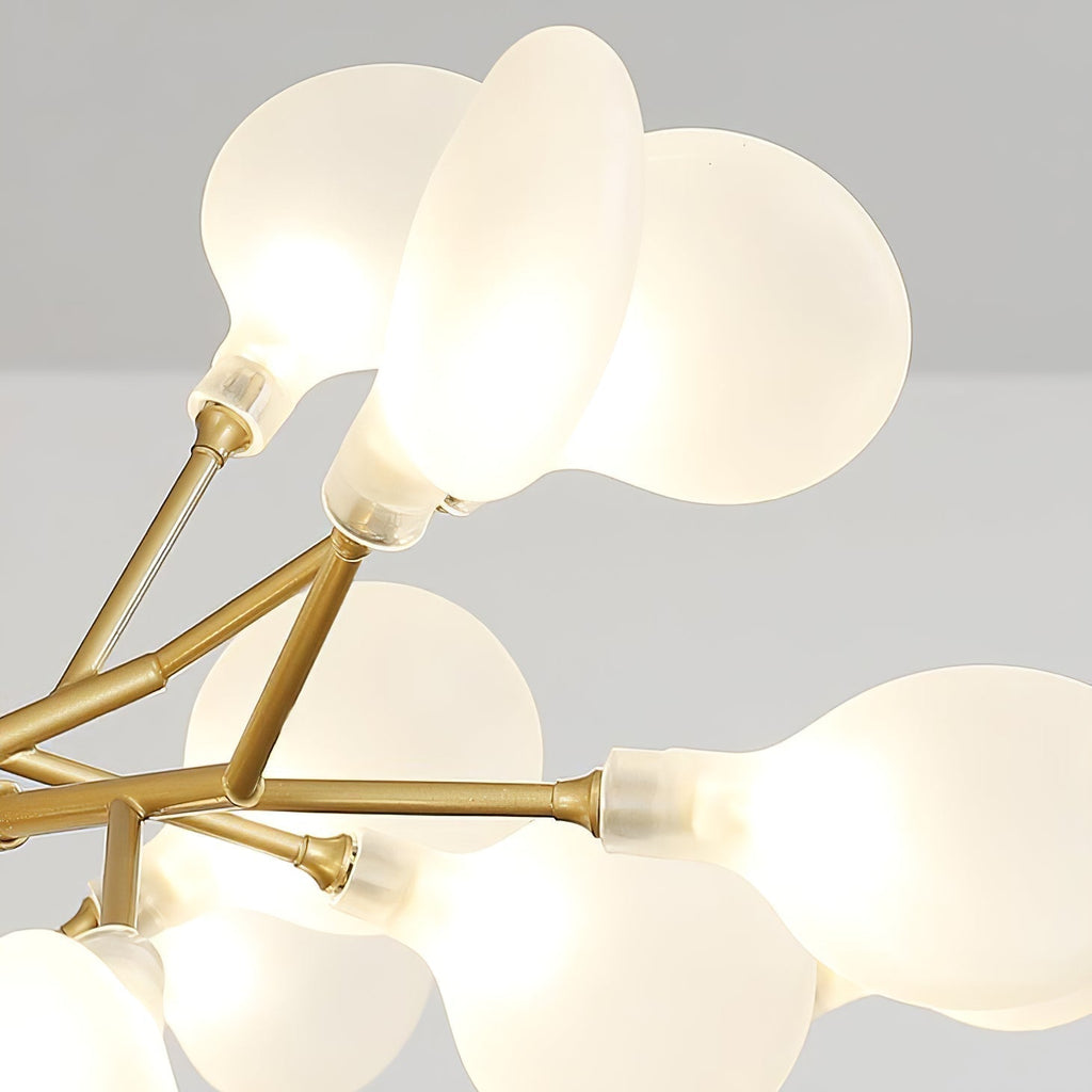 Firefly Sputnik LED Chandelier In Starburst Design For Warm Ambient Glow