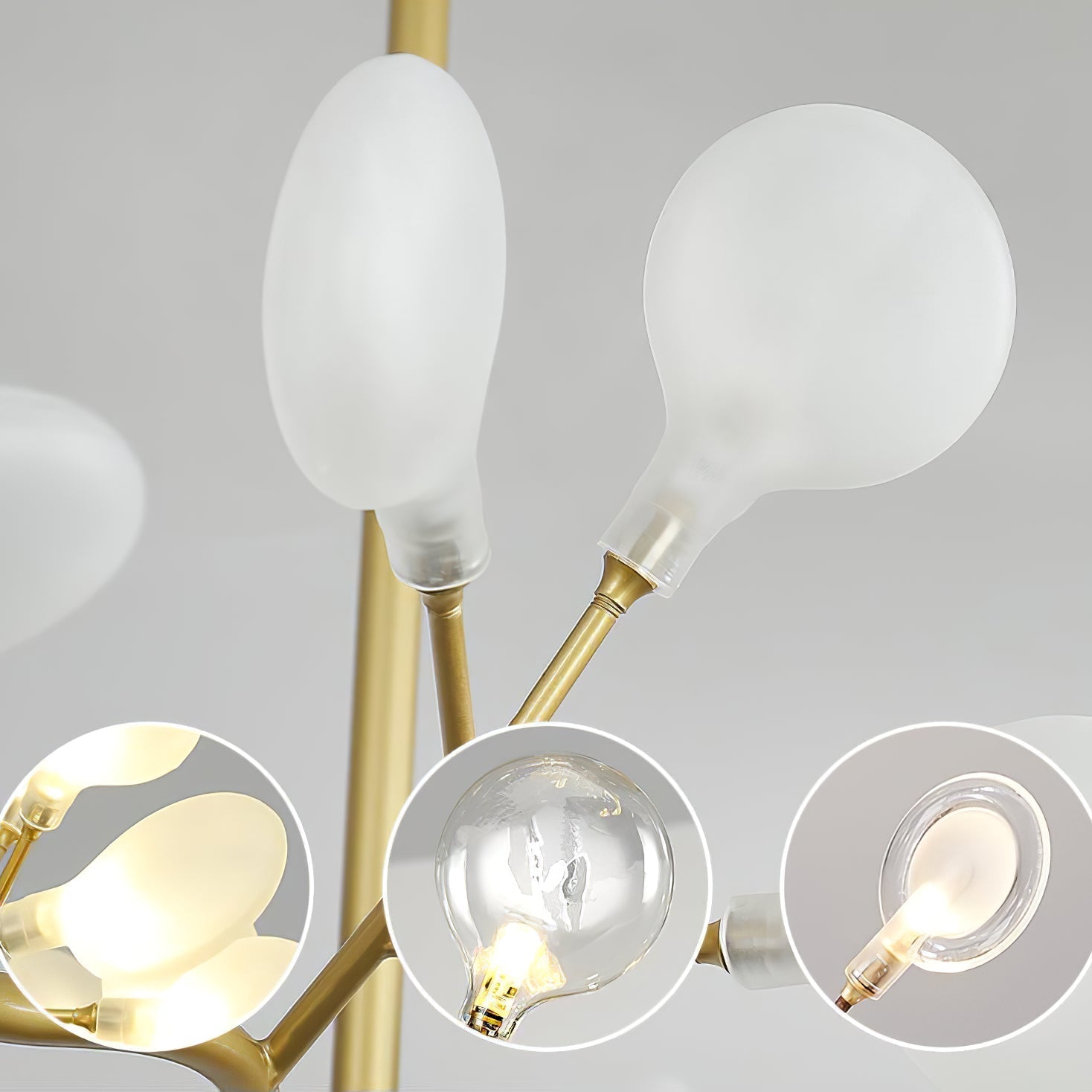 Firefly Sputnik LED Chandelier In Starburst Design For Warm Ambient Glow