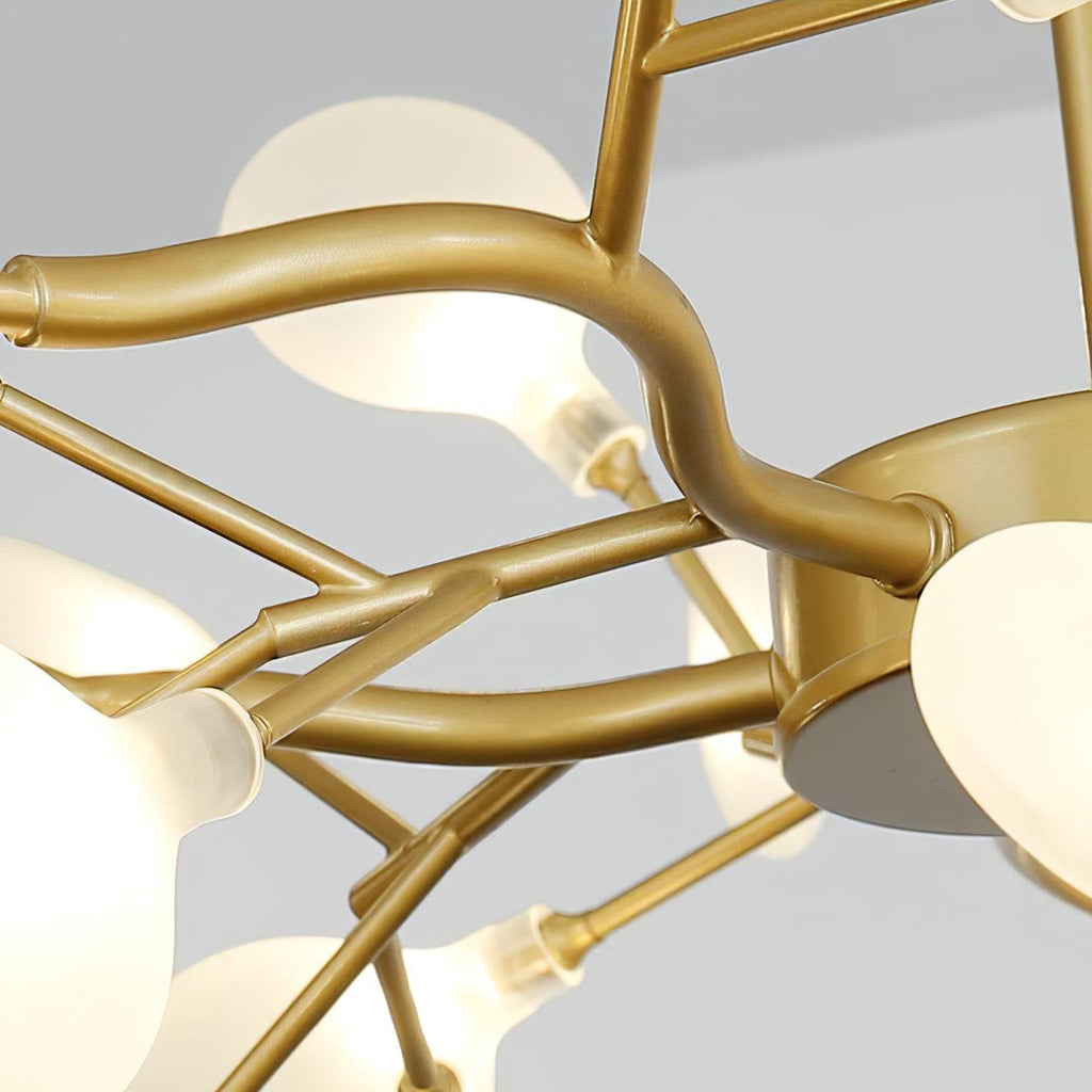 Firefly Sputnik LED Chandelier In Starburst Design For Warm Ambient Glow