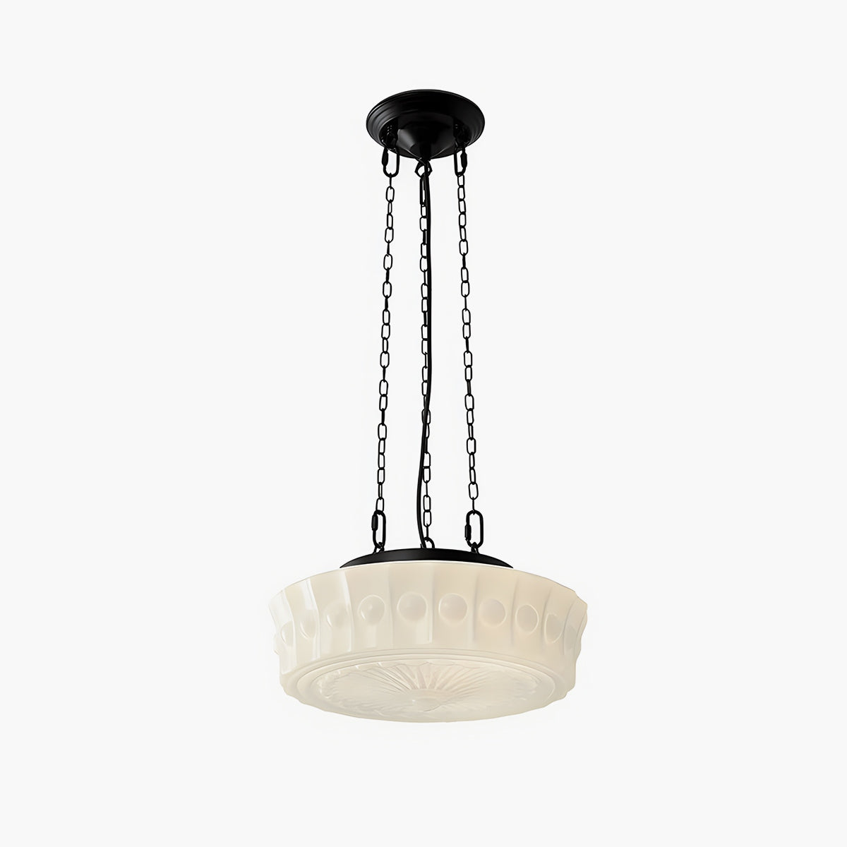 Hailie Vintage French Pendant Light With Dome for Living Room
