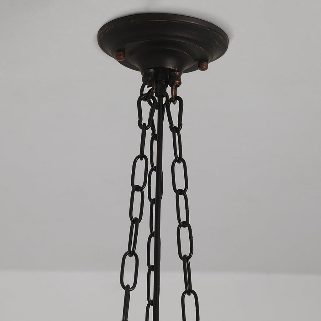 Hailie Vintage French Pendant Light With Dome for Living Room
