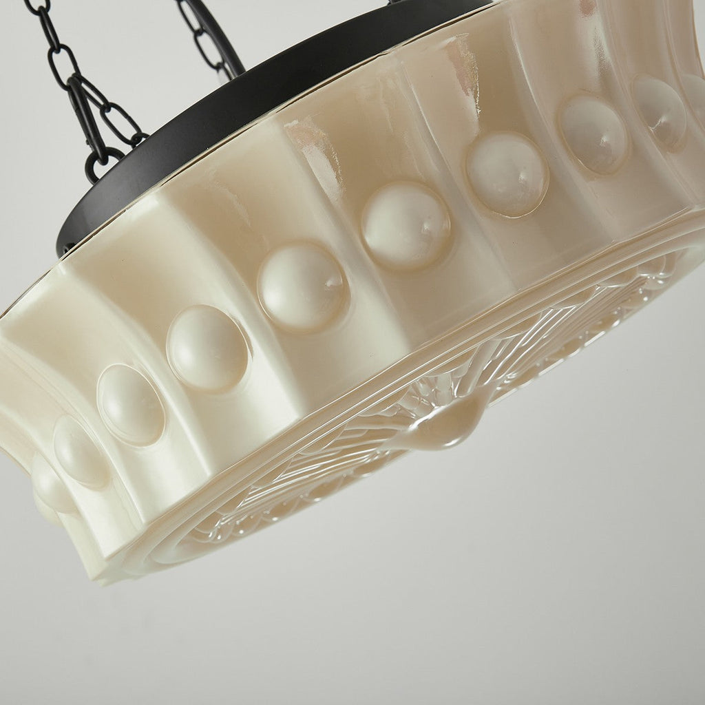 Hailie Vintage French Pendant Light With Dome for Living Room