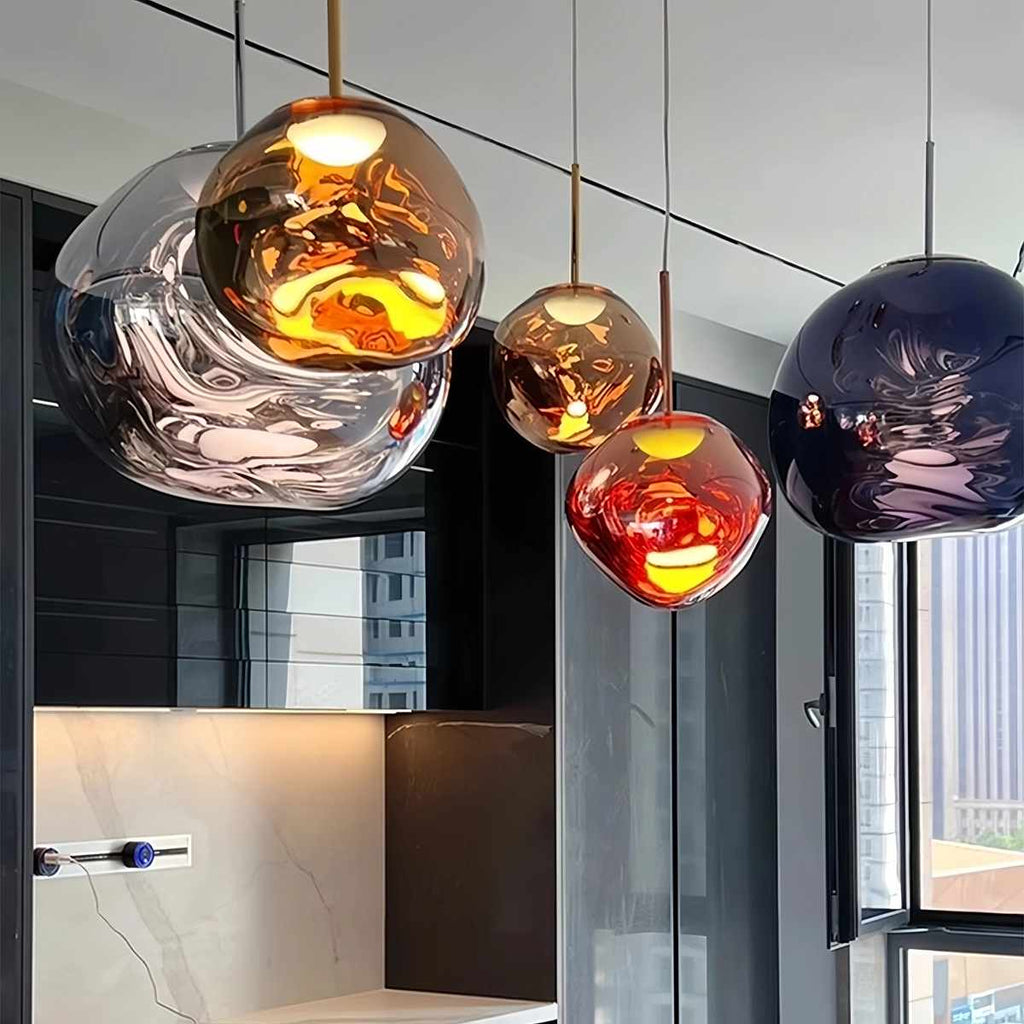 Lux Lava Flow Pendant Light For Dining Room Modern Design