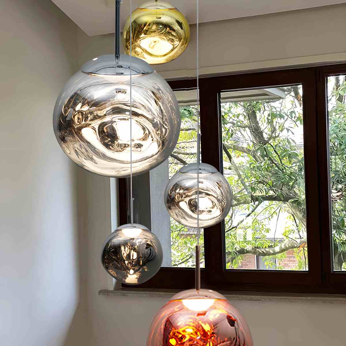 Lux Lava Flow Pendant Light For Dining Room Modern Design