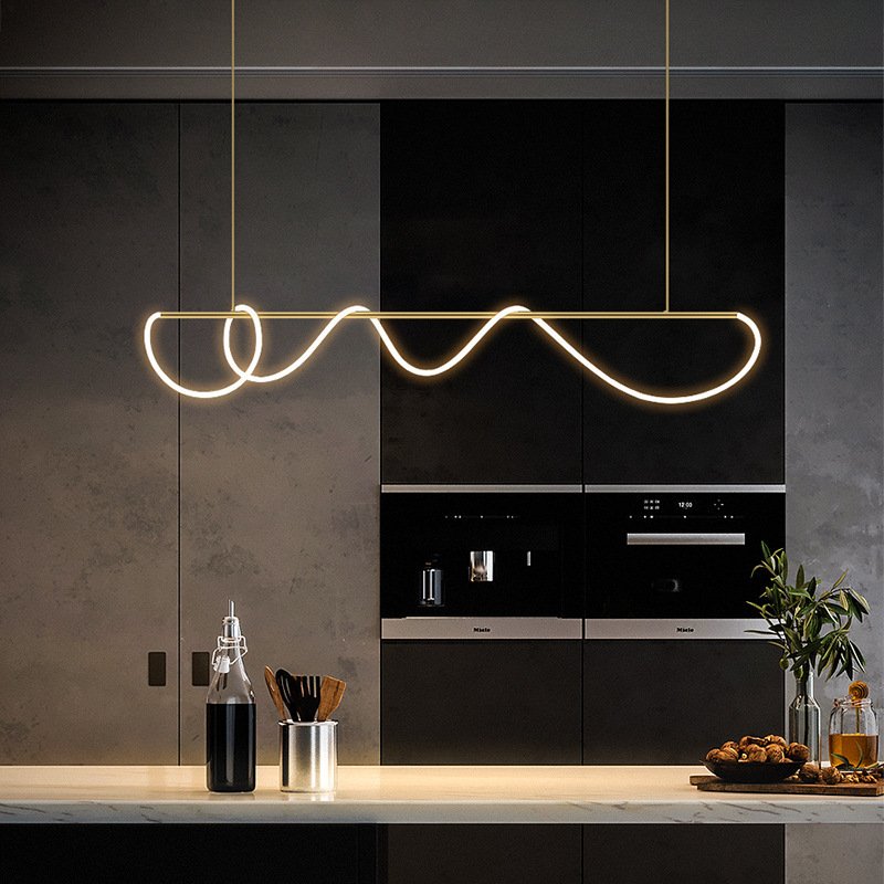 Pendant Light With Long Hose For Dining Room Modern LED Fixture