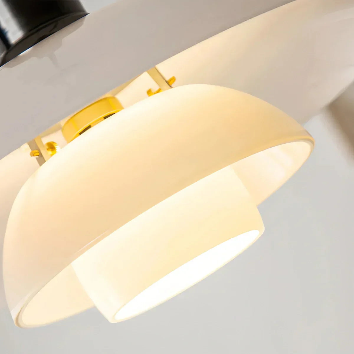 Danish Style Glass Pendant Light for Kitchen, Designer Ceiling Fixture