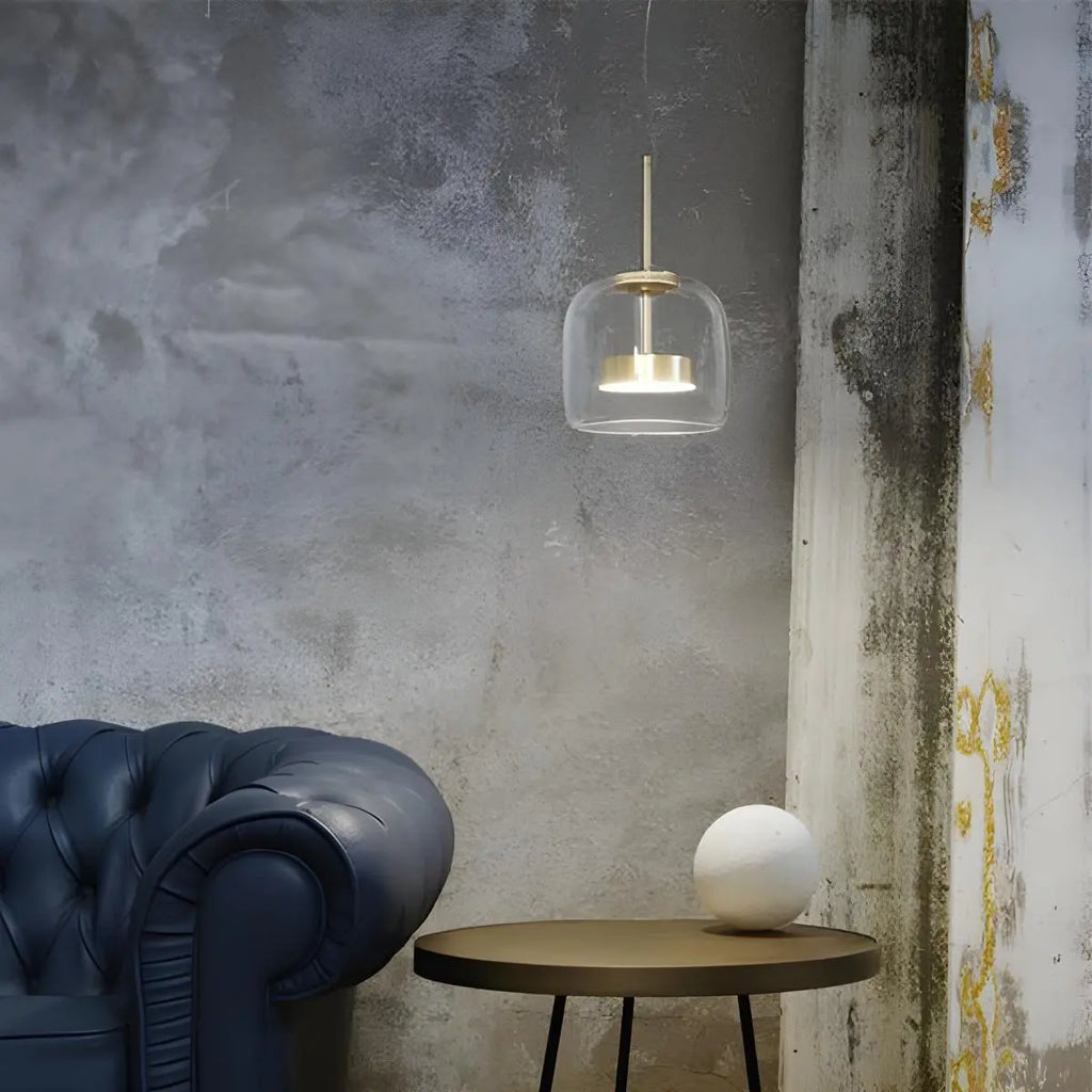 Morden Modern Glass Pendant Fixture For Dining Room