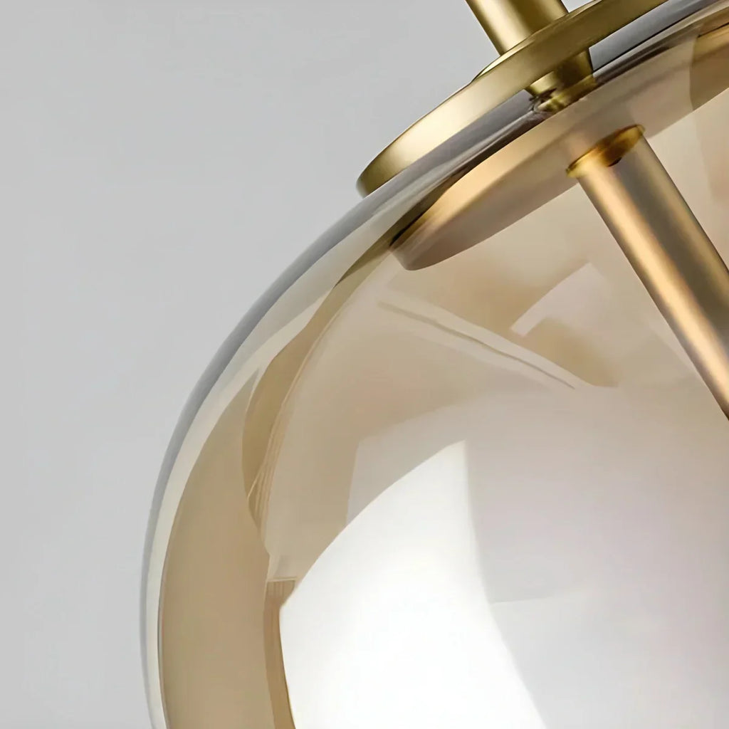 Morden Modern Glass Pendant Fixture For Dining Room
