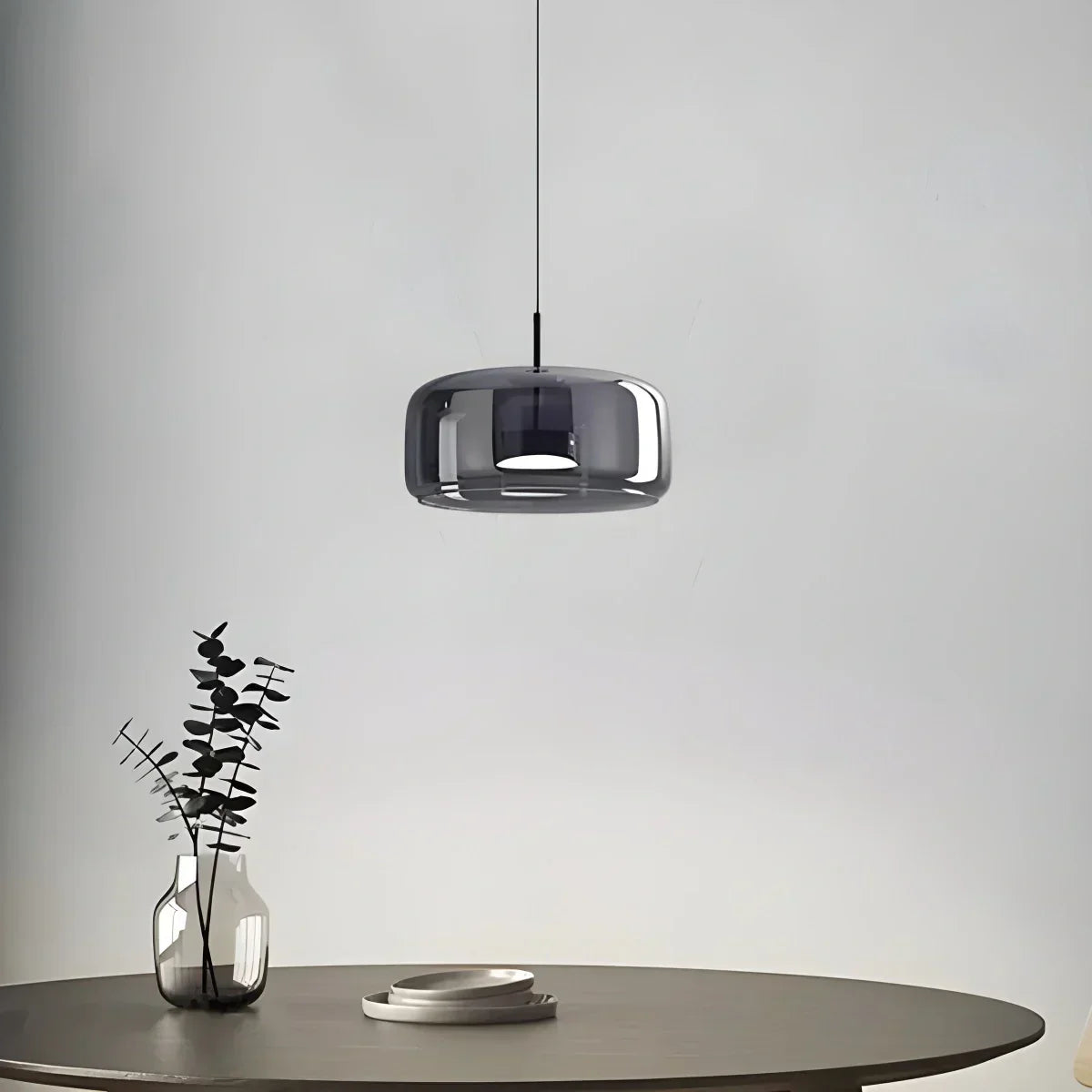 Morden Modern Glass Pendant Fixture For Dining Room