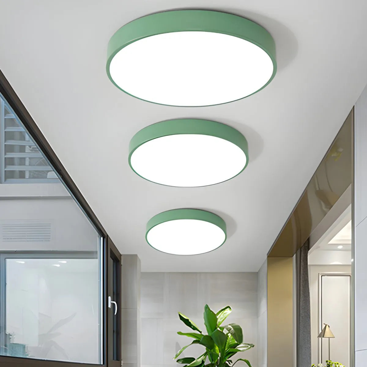 LED Macaron Ceiling Light Minimalist Circular Fixture For Modern Interiors