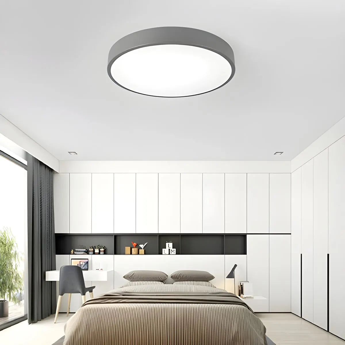 LED Macaron Ceiling Light Minimalist Circular Fixture For Modern Interiors