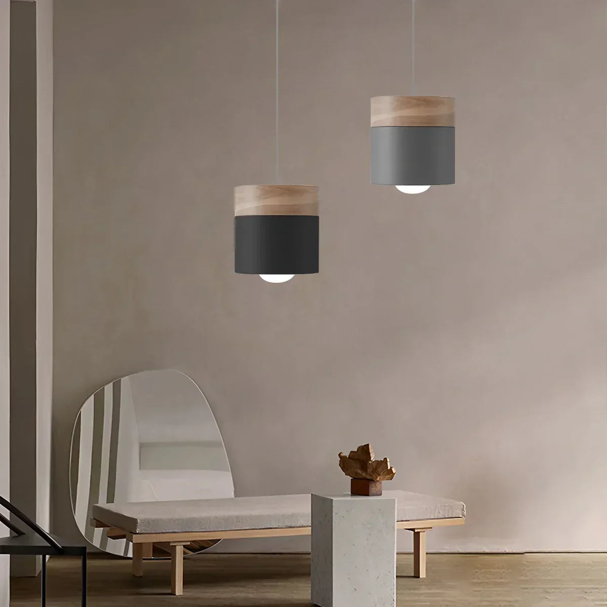 Laetus Wood Pendant Light For Contemporary Interiors Modern Design
