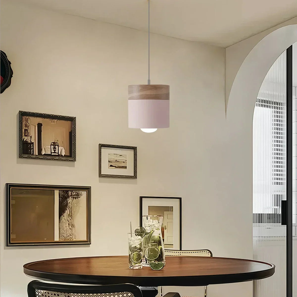 Laetus Wood Pendant Light For Contemporary Interiors Modern Design