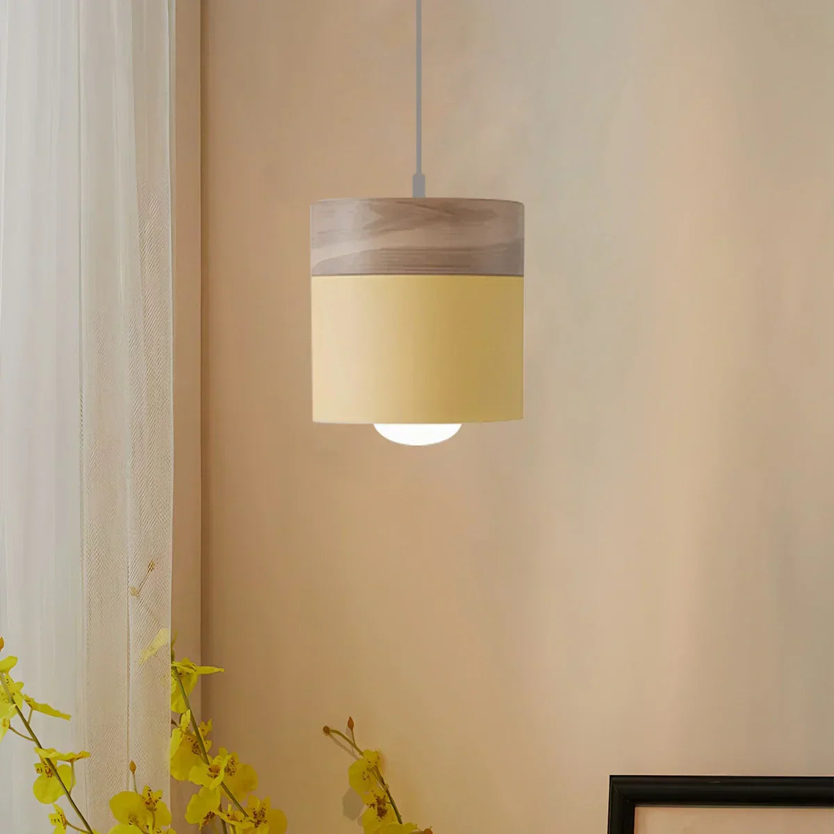 Laetus Wood Pendant Light For Contemporary Interiors Modern Design
